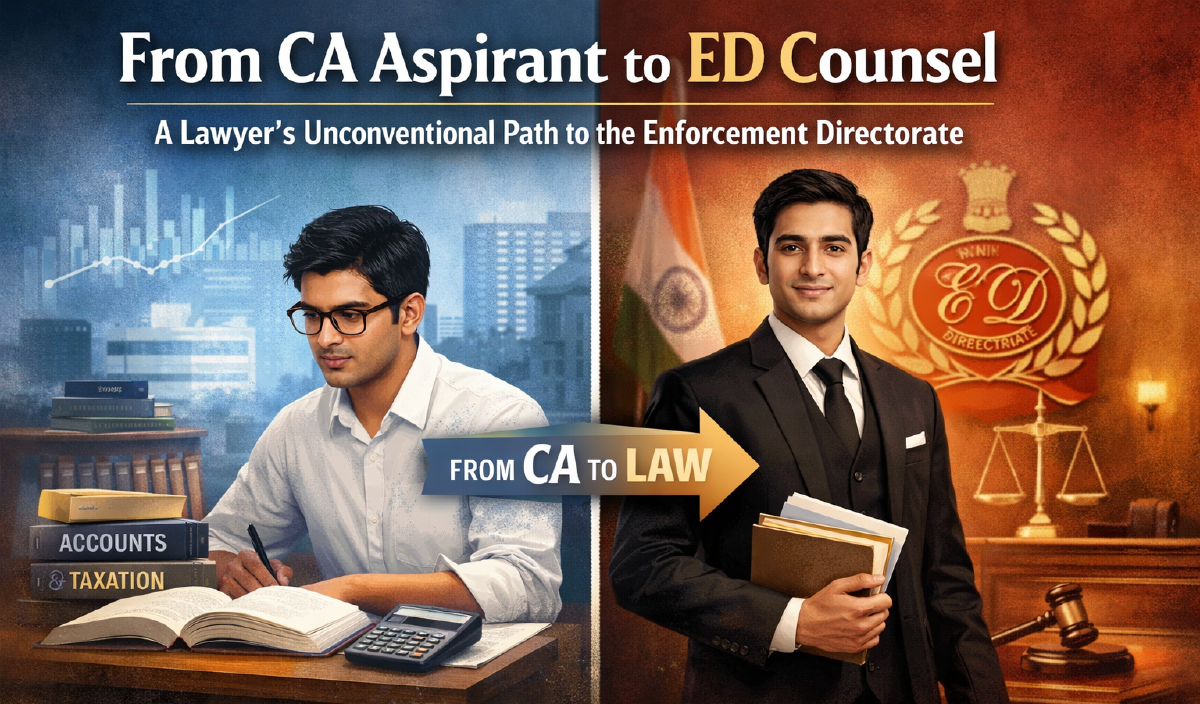 From CA Aspirant to ED Counsel: A Lawyer's Unconventional Path to the Enforcement Directorate
