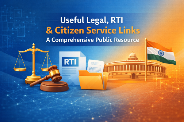 Useful Legal, RTI & Citizen Service Links – A Comprehensive Public Resource